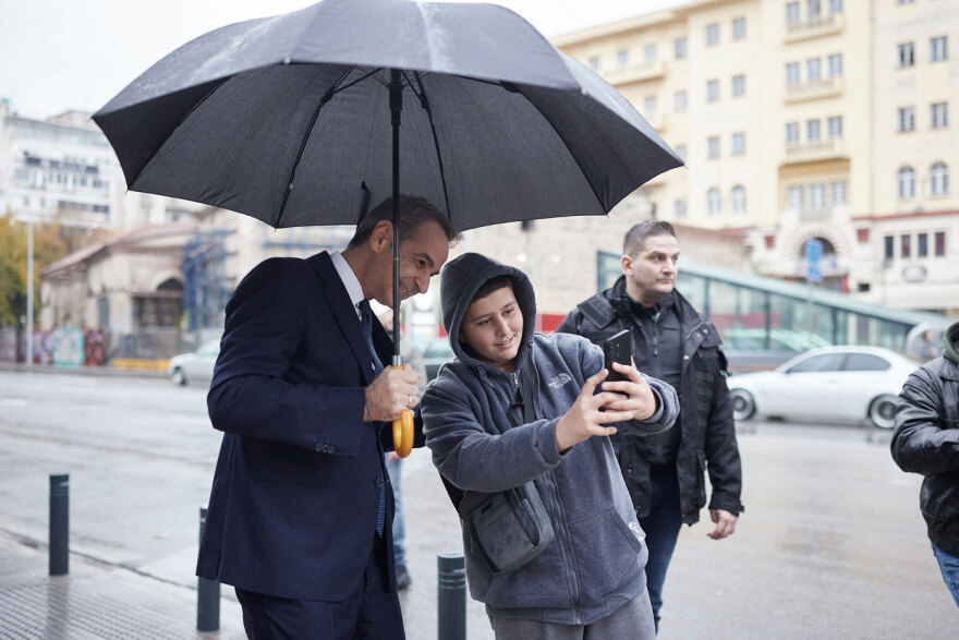 Ιστορική μέρα: Ο Κυριάκος Μητσοτάκης πάτησε το κουμπί και το Μετρό Θεσσαλονίκης ξεκίνησε