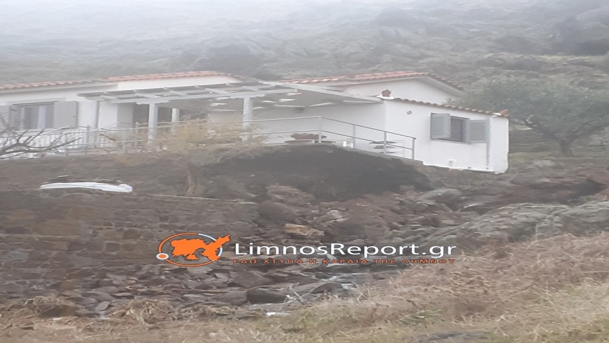   Κακοκαιρία Bora - Πλημμύρες στη Λήμνο: Δύο νεκροί, μεγάλες καταστροφές σε σπίτια