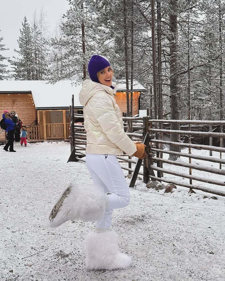 Kιάρα Φεράνι: Οι νέες φωτογραφίες από το ταξίδι της στη Φινλανδία