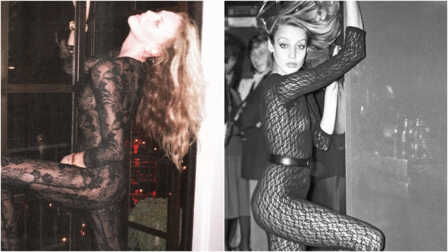 Η Σαρλίζ Θερόν πόζαρε αλά Τζέρι Χολ με δαντελένια ολόσωμη φόρμα - Δείτε φωτογραφίες