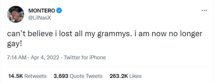 Lil Nas: Μετά τη μεγάλη «ήττα» στα βραβεία Grammy, ισχυρίζεται πως «δεν είναι πια γκέι»