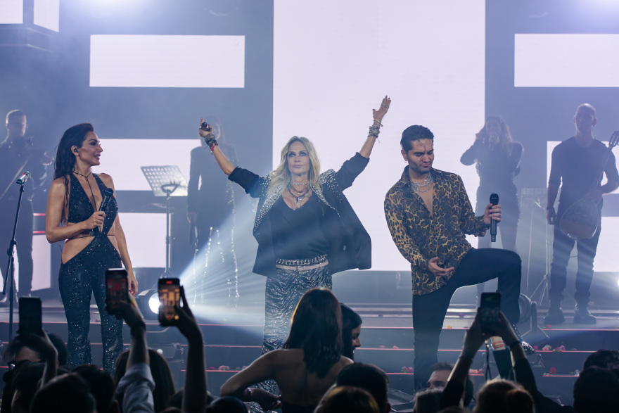 Άννα Βίσση, Δέσποινα Βανδή και Χρήστος Μάστορας σε μία σπάνια μουσική συνύπαρξη - Δείτε φωτογραφίες 