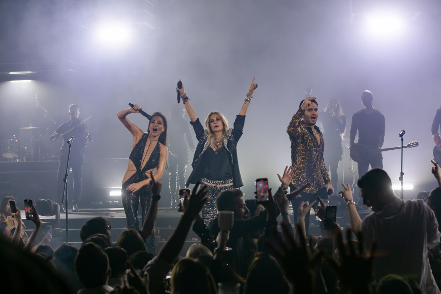 Άννα Βίσση, Δέσποινα Βανδή και Χρήστος Μάστορας σε μία σπάνια μουσική συνύπαρξη - Δείτε φωτογραφίες 