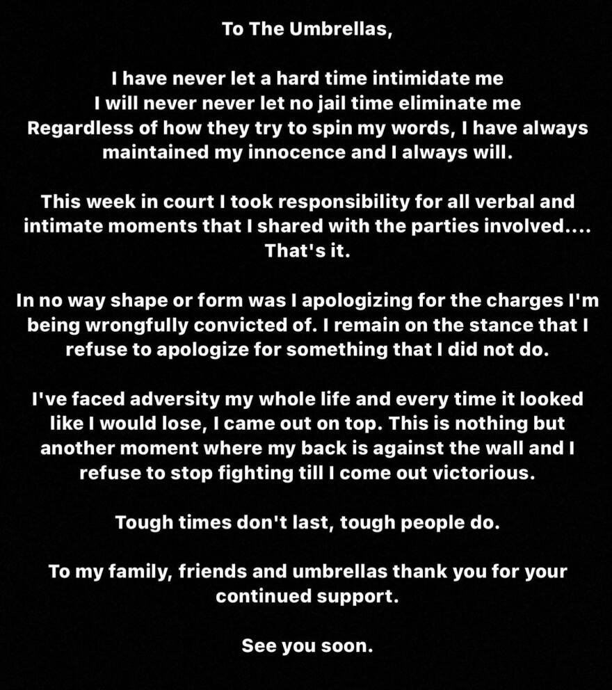 Tory Lanez: Αμετανόητος και χωρίς συγγνώμες στην πρώτη του ανάρτηση για τα 10 χρόνια φυλάκισής του