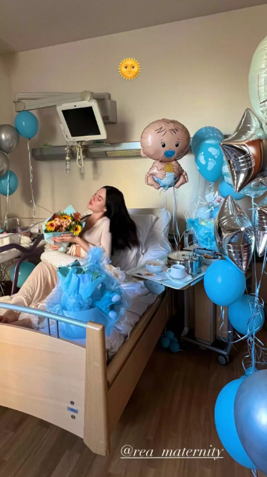 Έλενα Τσαγκρινού: Η νέα φωτογραφία μέσα από το μαιευτήριο 