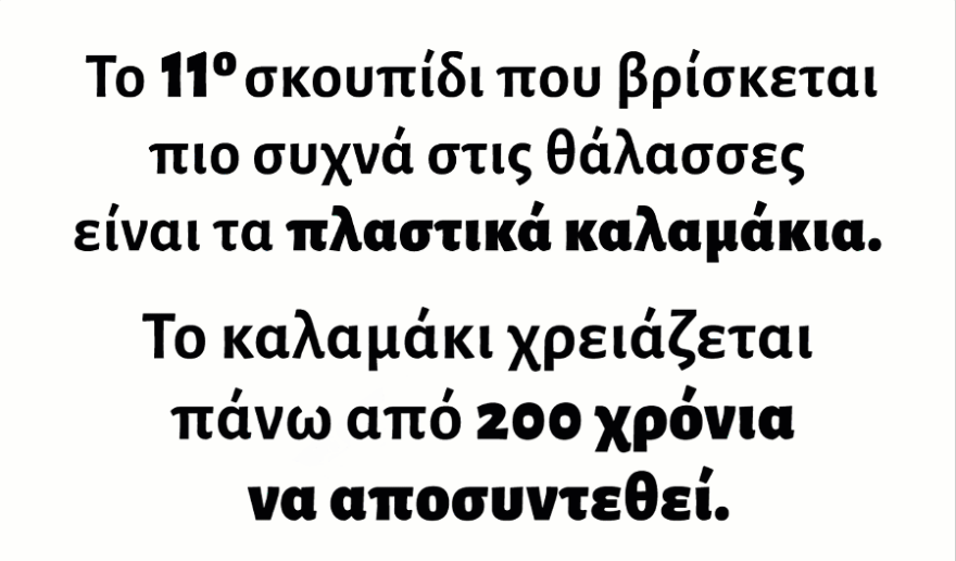 Ερώτηση του Ποταμιού στη Βουλή για τη χρήση των πλαστικών 