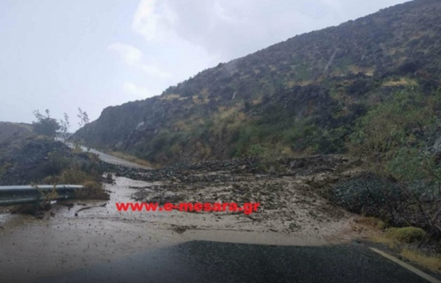 Κρήτη: Η βροχή «έπνιξε» τις καλλιέργειες στη Μεσαρά (βίντεο)