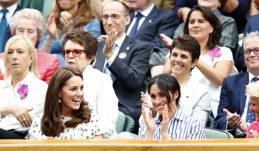 Οι συνυφάδες Κέιτ Μίντλετον - Μέγκαν Μαρκλ στο Γουίμπλεντον, χωρίς συζύγους 