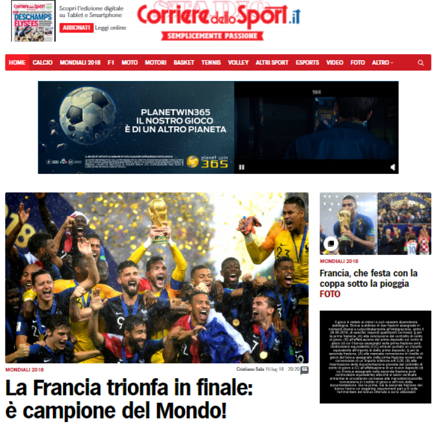 Αποθέωση από τον διεθνή Τύπο για την Εθνική Γαλλίας! 