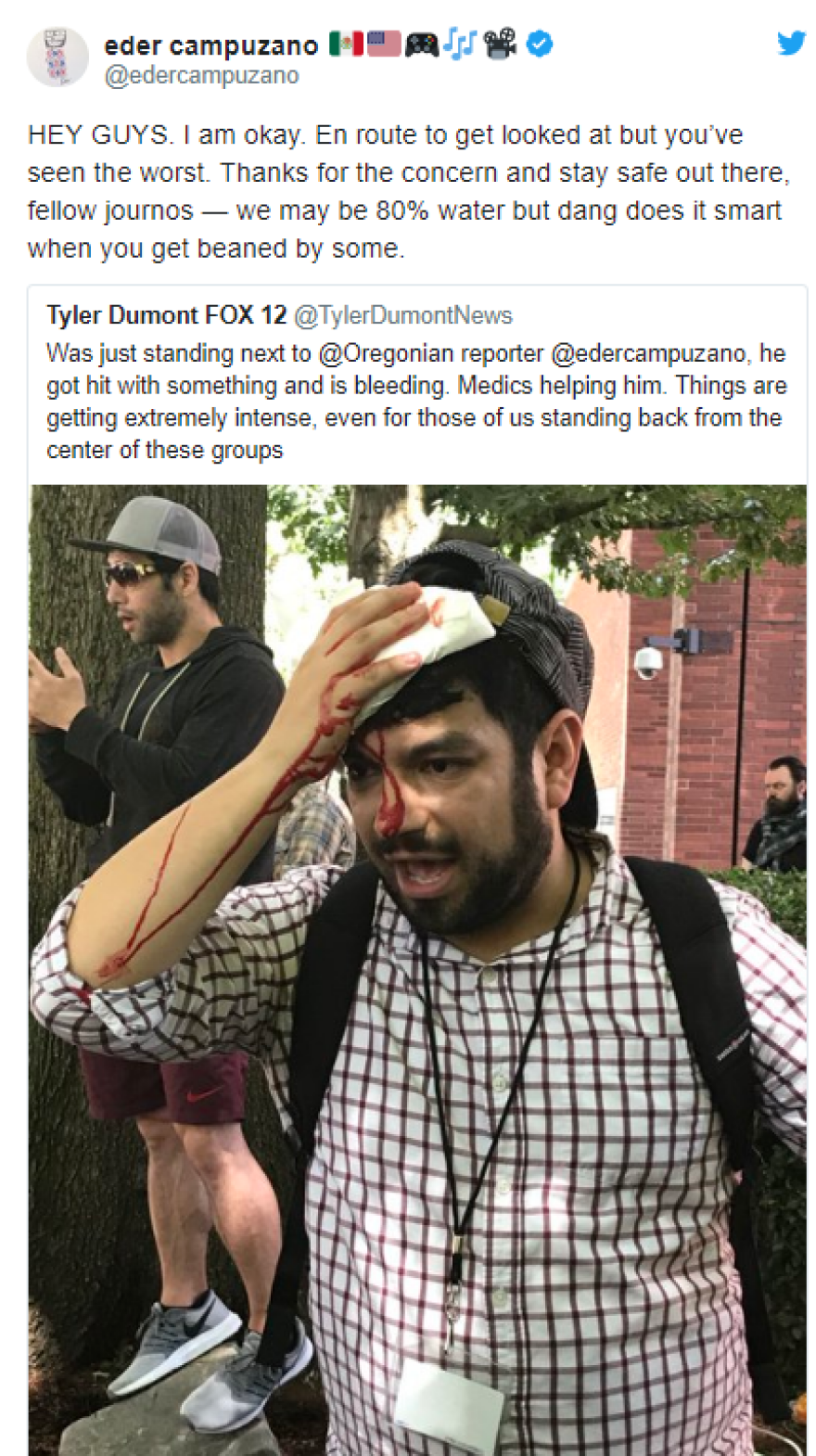 Ακροδεξιοί -  αντιφασίστες συγκρούστηκαν στο κέντρο του Πόρτλαντ της πολιτείας Όρεγκον των ΗΠΑ
