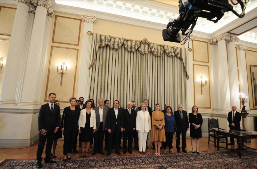 Ορκίστηκαν τα μέλη της νέας κυβέρνησης