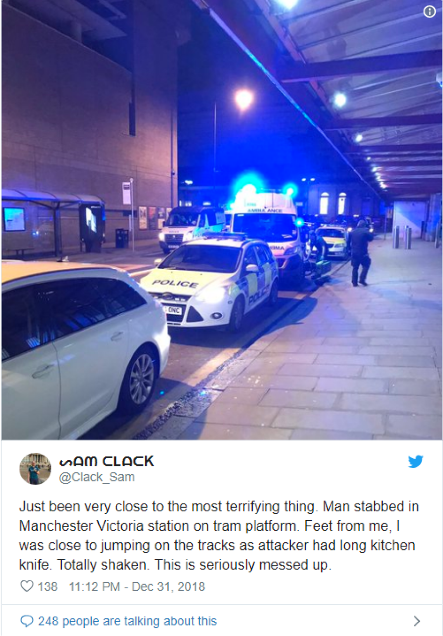 Μάντσεστερ: Επίθεση με μαχαίρι - Τρεις τραυματίες