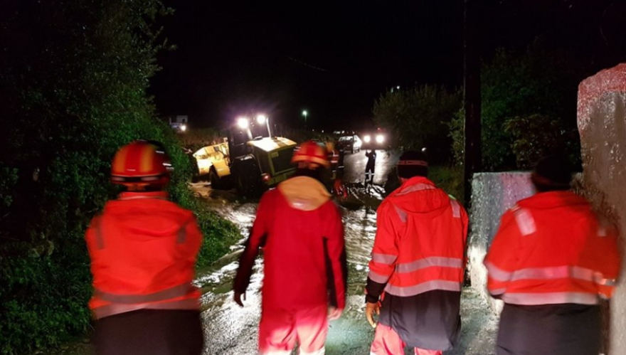 Σοβαρά προβλήματα στην Κρήτη από την κακοκαιρία 