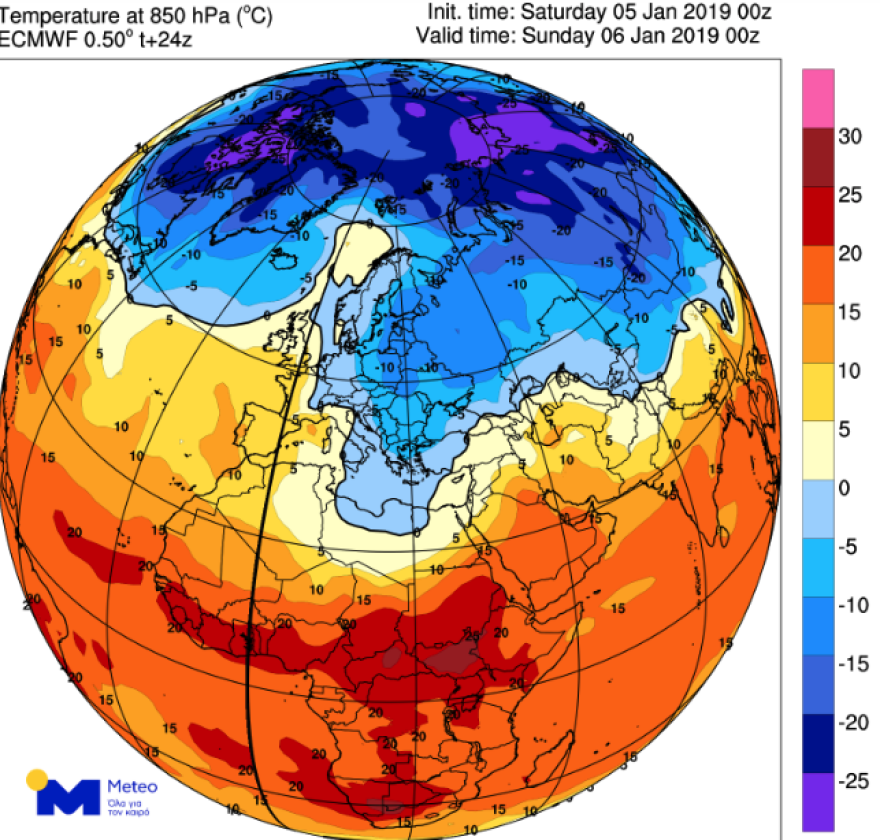 Κακοκαιρία: Με ήλιο τα Θεοφάνεια, έρχεται όμως ο «Τηλέμαχος» με χιόνια 