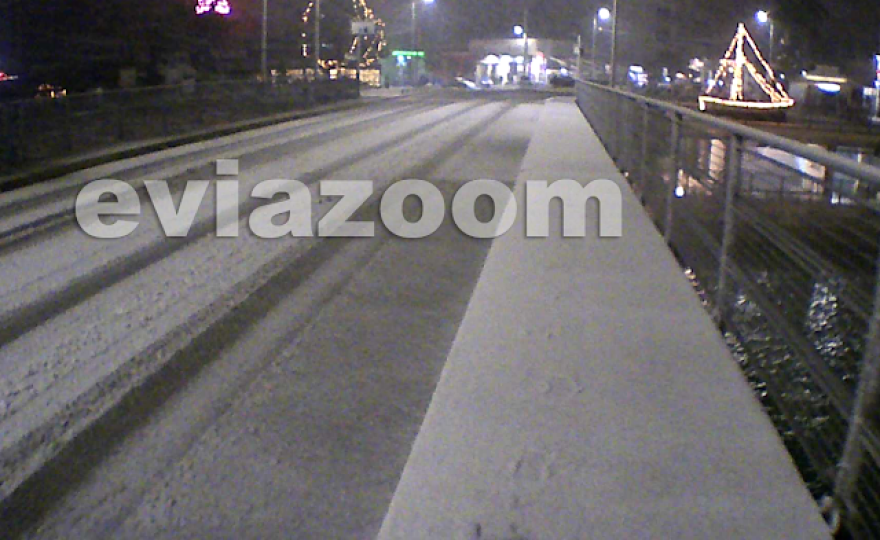 Κακοκαιρία «Τηλέμαχος»: Σφοδρή χιονόπτωση στην Εύβοια - Χιόνια μέχρι την Κρήτη