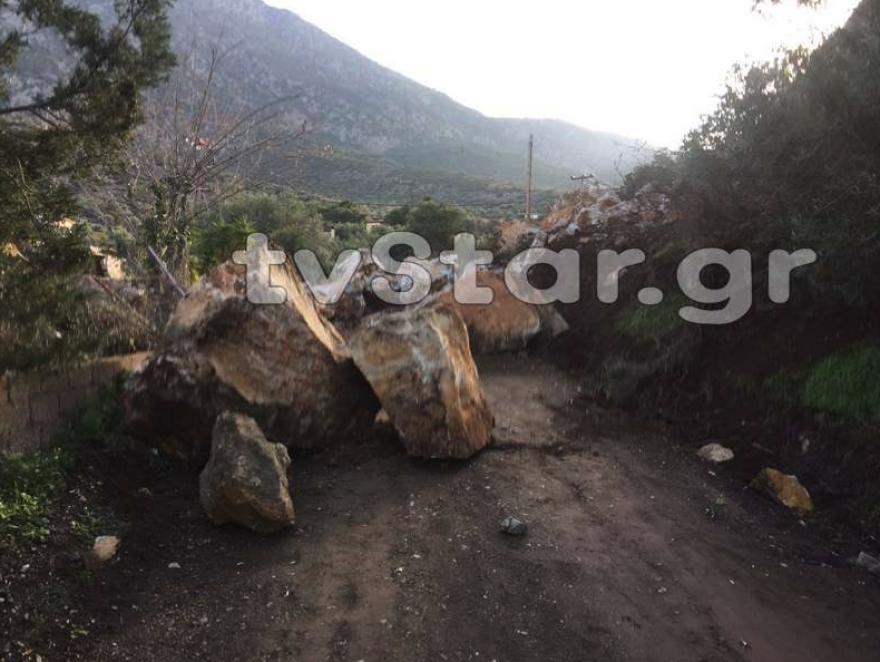 Κατολισθήσεις, πλημμύρες και αποκλεισμένα χωριά άφησε πίσω του ο «Φοίβος»