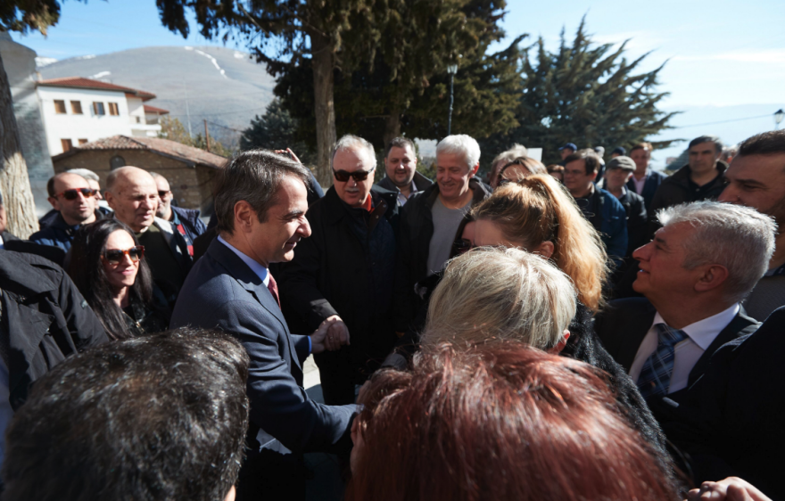 Θερμή υποδοχή Μητσοτάκη στην Κοζάνη: Σ' ευχαριστούμε γι' αυτά που έκανες για τη Μακεδονία