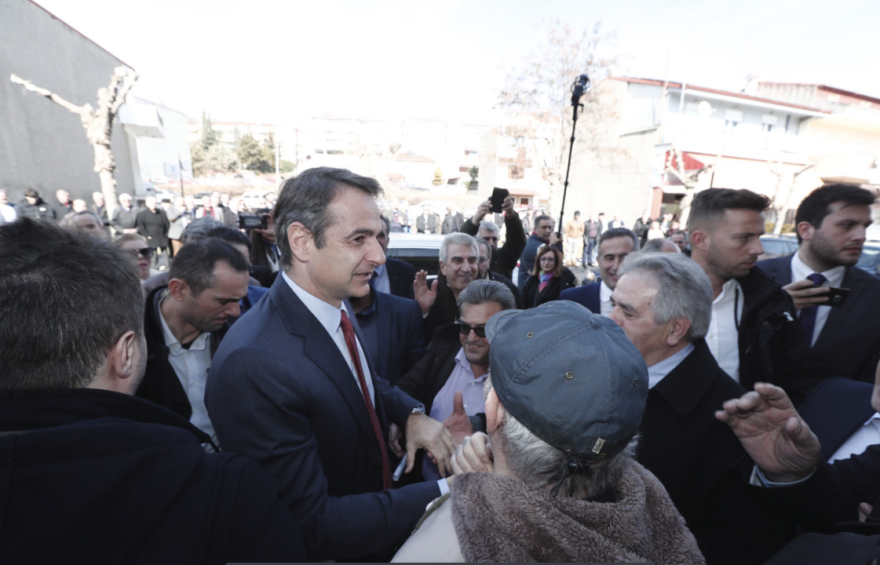 Θερμή υποδοχή Μητσοτάκη στην Κοζάνη: Σ' ευχαριστούμε γι' αυτά που έκανες για τη Μακεδονία