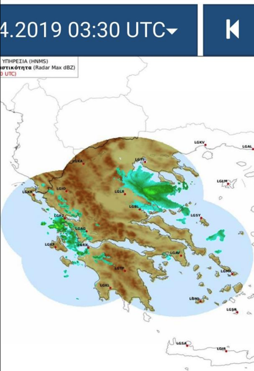 Καιρός: Βροχές σε όλη τη χώρα - Πού θα «χτυπήσει» η κακοκαιρία τις επόμενες ώρες