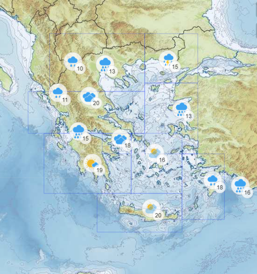 Καιρός: Βροχές σε όλη τη χώρα - Πού θα «χτυπήσει» η κακοκαιρία τις επόμενες ώρες