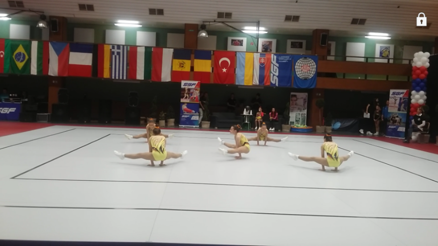 Χρύσες και ασημένιες οι Ελληνίδες αθλήτριες της αεροβικής στη Σλοβακία