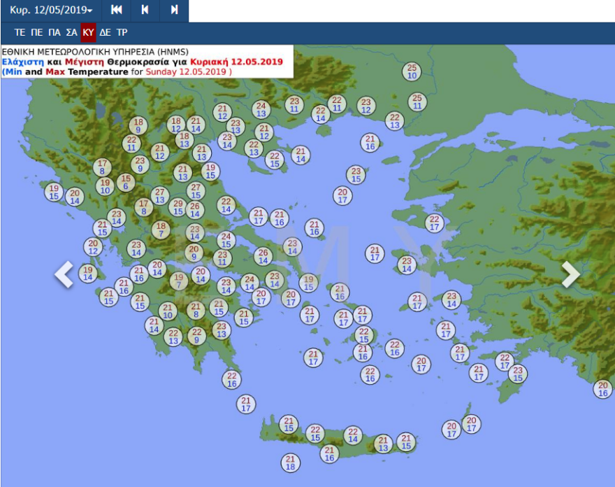 Καιρός για το Σαββατοκύριακο: Ζέστη με συννεφιά - Τοπικές βροχές στα δυτικά και τα βόρεια 