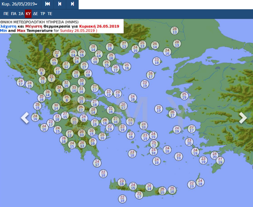 Ευρωεκλογές 2019: Ο καιρός φέρνει 30άρια - Στις κάλπες με αφρικανική σκόνη, ήλιο και πολλή ζέστη 