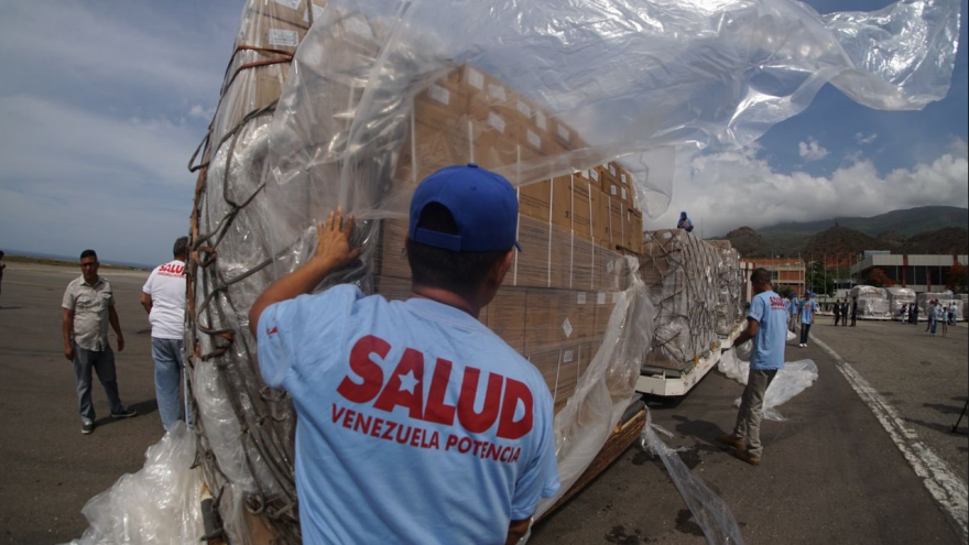 Βενεζουέλα: Μεγάλο φορτίο με 69 τόνους φάρμακα από την Κίνα