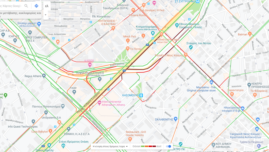 Κίνηση μετ' εμποδίων στους δρόμους: Στο κόκκινο και σήμερα η Συγγρού - Μποτιλιάρισμα στην Αθηνών-Λαμίας