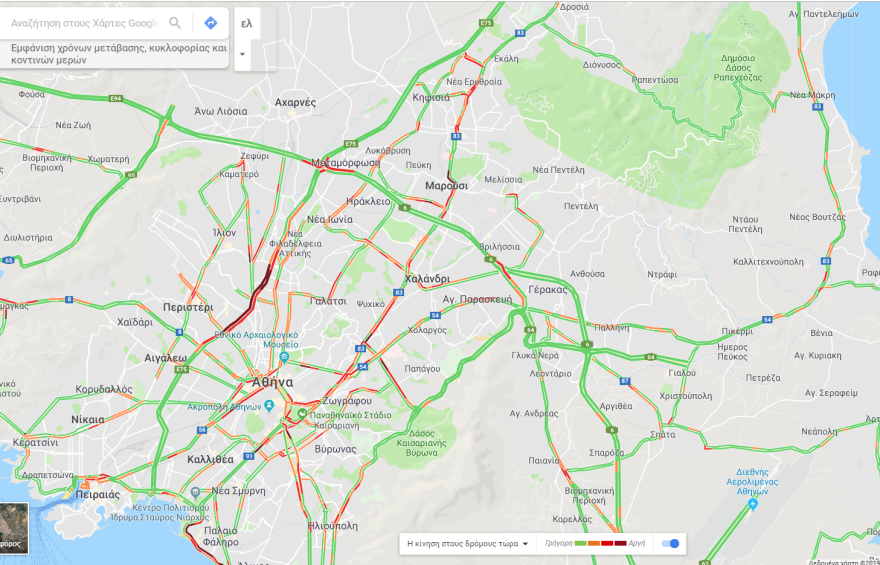 Κίνηση μετ' εμποδίων και μποτιλιάρισμα στους δρόμους: Στο κόκκινο και σήμερα η Συγγρού 