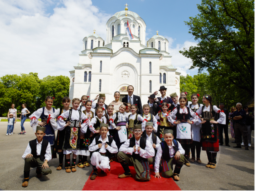 Φωτογραφίες: Πριγκιπικός γάμος στη Σερβία - Ποιοι Έλληνες ήταν εκεί 