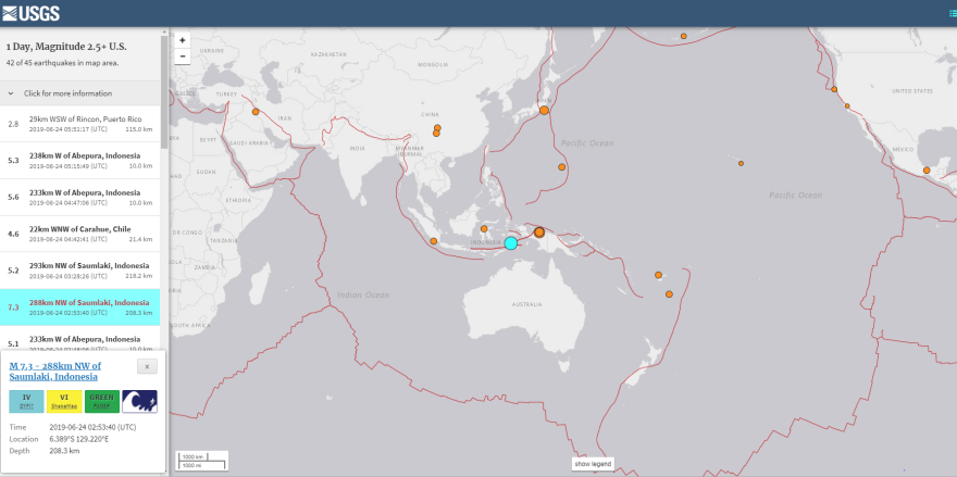 Σεισμός: Δείτε βίντεο - φωτογραφίες από τα 7,3 Ρίχτερ στην Ινδονησία 