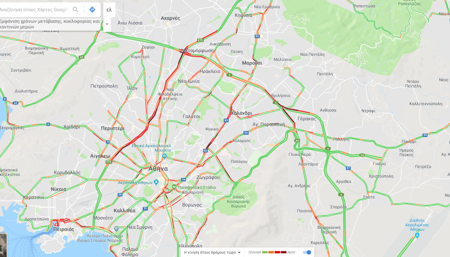 Κίνηση: Μποτιλιάρισμα στον Κηφισό - Δείτε Live πού υπάρχουν προβλήματα 