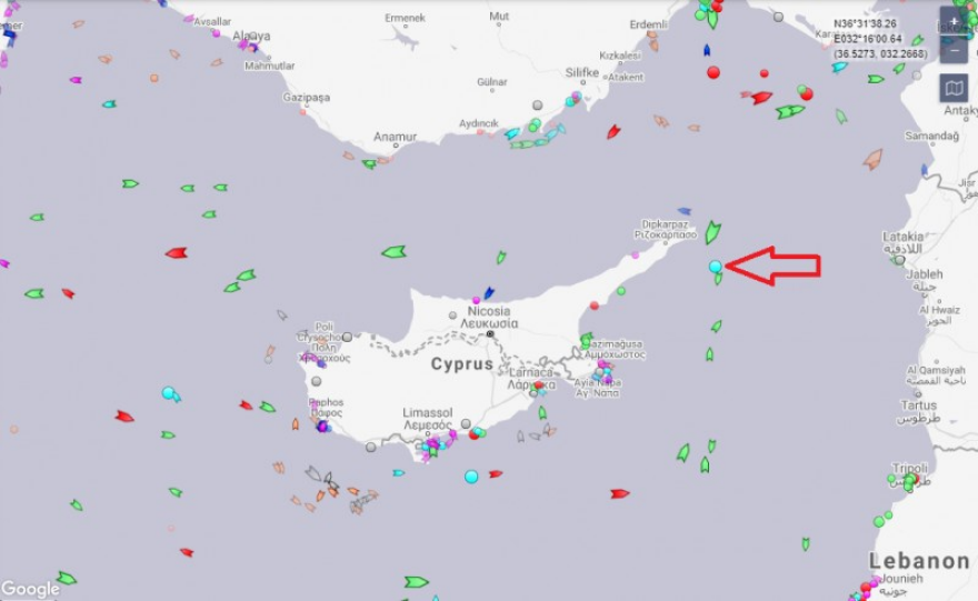 Το «Γιαβούζ» έφτασε ανοικτά της Καρπασίας