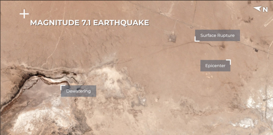 Σεισμός στην Καλιφόρνια: Η ρωγμή των 7,1 Ρίχτερ από το Διάστημα