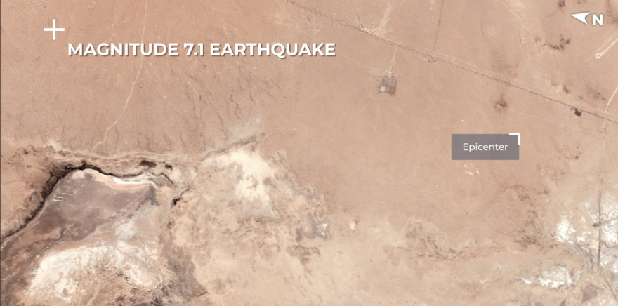 Σεισμός στην Καλιφόρνια: Η ρωγμή των 7,1 Ρίχτερ από το Διάστημα