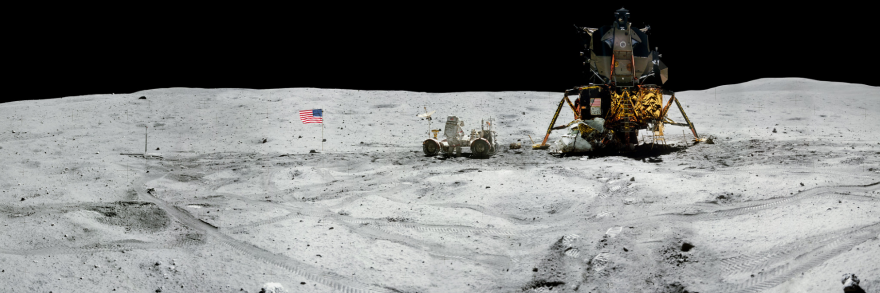 NASA: Φωτογραφικό πανόραμα για τα 50 χρόνια από το πρώτο ταξίδι του ανθρώπου στη Σελήνη