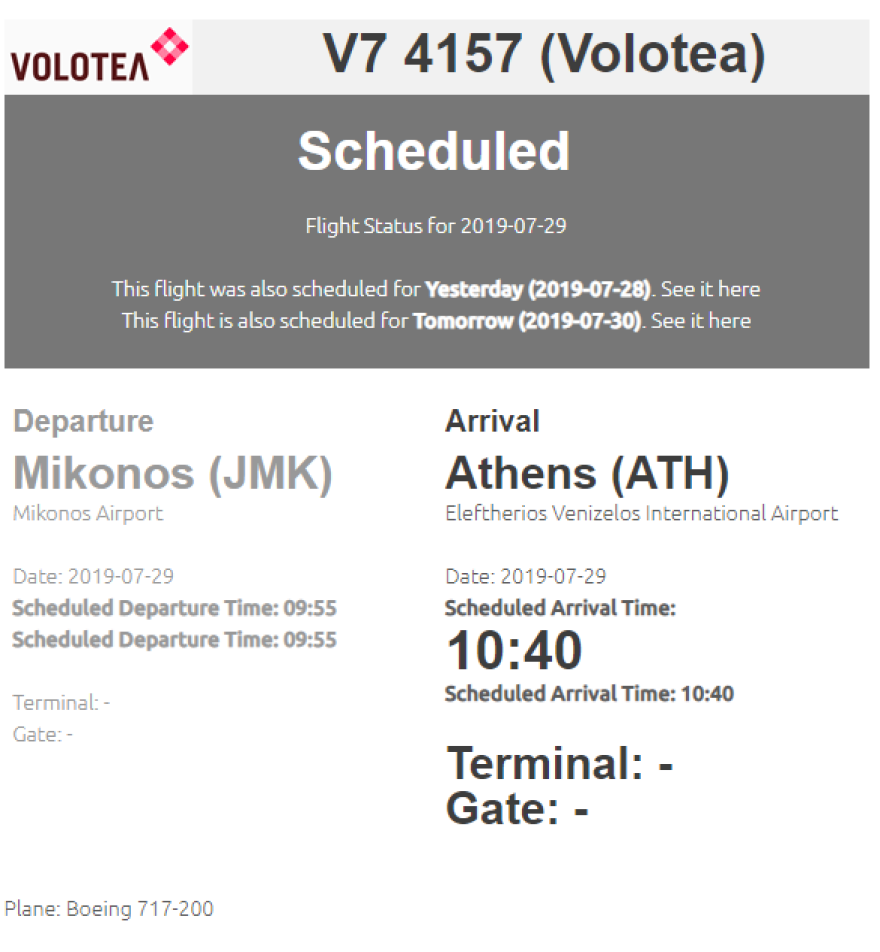 Γολγοθάς για επιβάτες της Volotea: Ακύρωσαν την πτήση και τους έστειλαν στην Αθήνα... με το πλοίο 