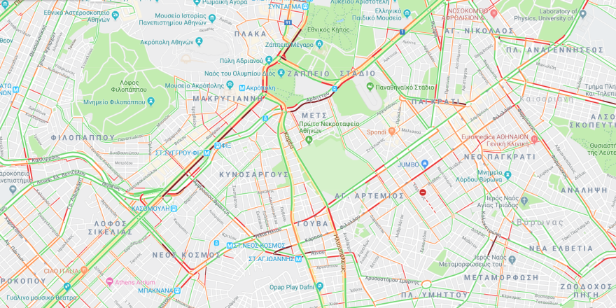 Κίνηση: Δείτε πού υπάρχει μποτιλιάρισμα αυτή την ώρα 
