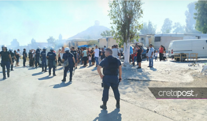 Κρήτη: Ένταση και λιποθυμίες στον καταυλισμό των Ρομά – Συναγερμός στις αρχές