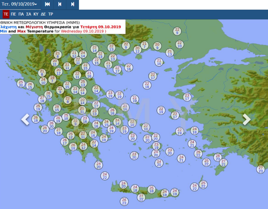Ο καιρός σήμερα: Ανεβαίνει η θερμοκρασία - Πού θα εκδηλωθούν βροχές