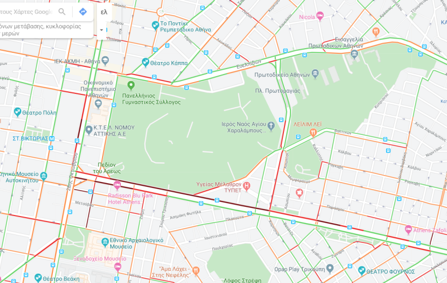 Αυξημένη κίνηση τώρα στην Αλεξάνδρας - Δείτε live 