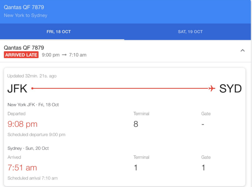 H Qantas «έγραψε» νέα ιστορία: Απευθείας πτήση 19 ωρών Νέα Υόρκη - Σίδνεϊ