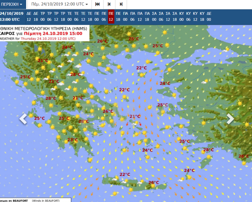 Ο καιρός της εβδομάδας: Μικρή πτώση της θερμοκρασίας - Έρχονται βοριάδες 
