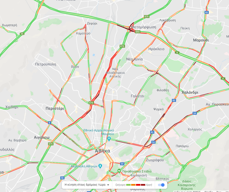 Χάος στους δρόμους της Αθήνας – Κλειστή η Αλεξάνδρας 