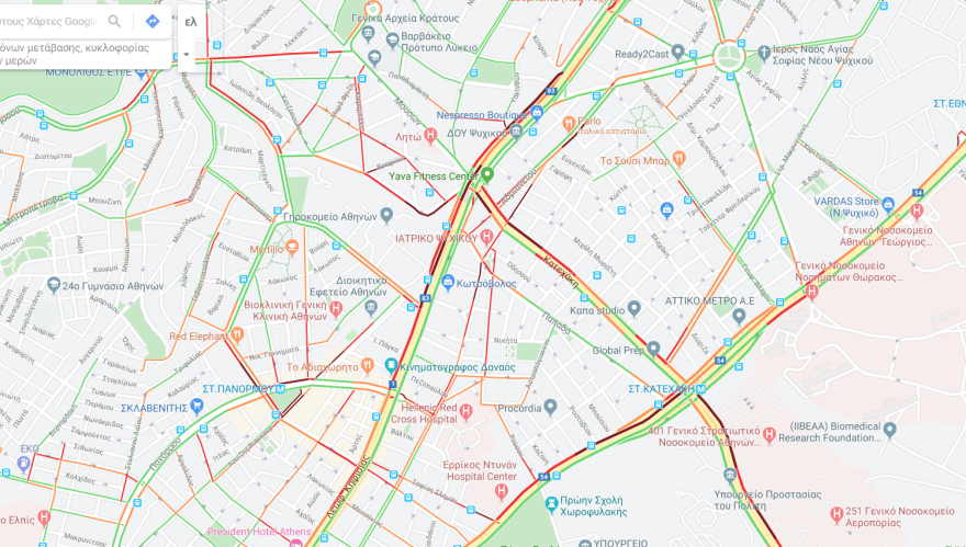Ομαλοποιείται η κίνηση: Δείτε φωτογραφίες από το χάος που επικράτησε στην Κηφισίας 