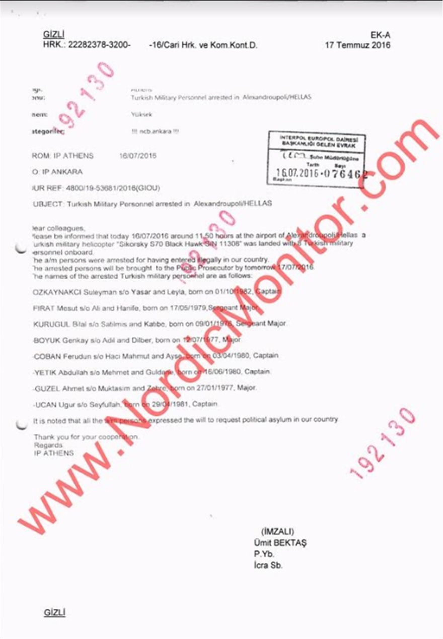 Επιχείρηση «Αστραπή» για τους 8 Τούρκους: Υπήρξε πολιτική απόφαση λέει ο δημοσιογράφος που αποκάλυψε το «παζάρι»