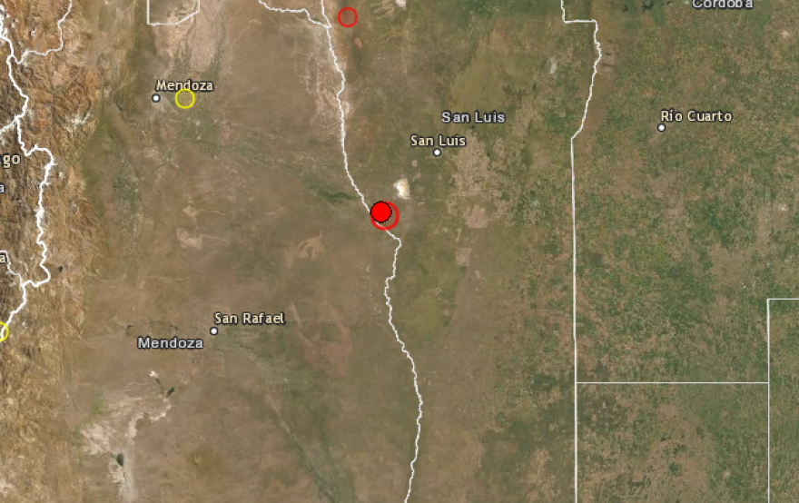 Ο Εγκέλαδος ταρακούνησε την Αργεντινή: Σεισμός 5,8 Ρίχτερ στο Σαν Λούις