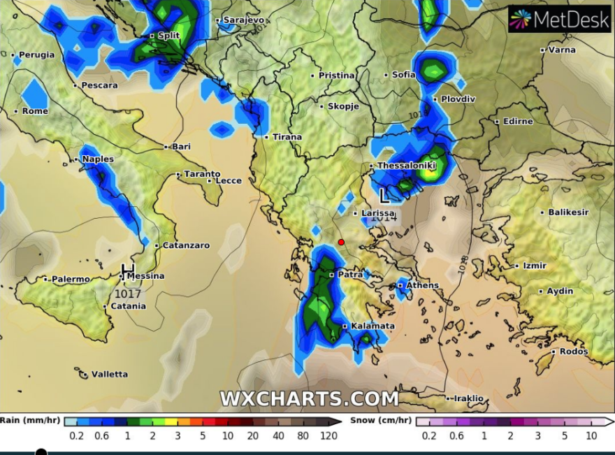 Καιρός: «Πνίγηκαν» Πελοπόννησος και Δυτική Ελλάδα - Έρχεται και στην Αττική η κακοκαιρία
