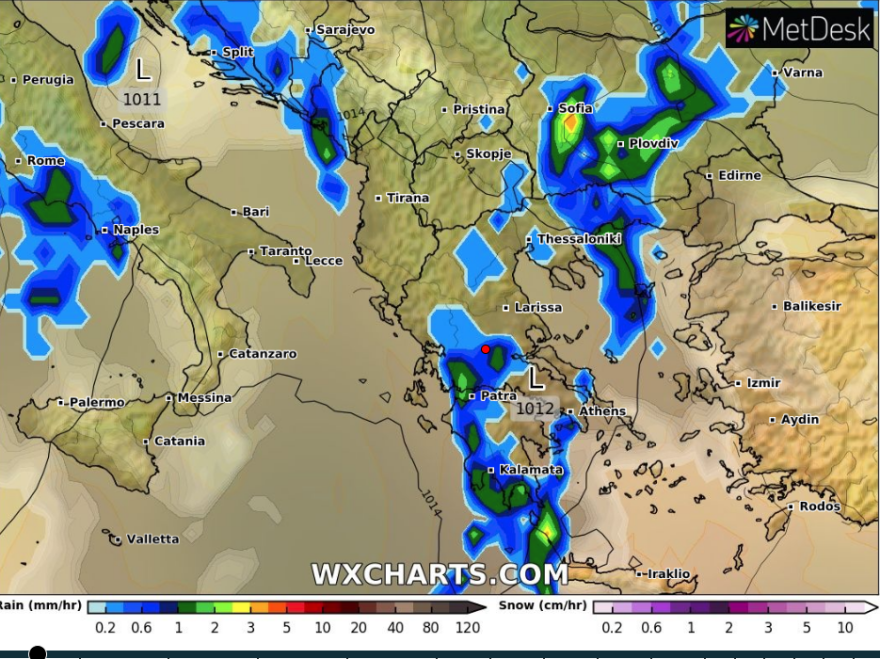 Κακοκαιρία: Άνοιξαν οι ουρανοί στην  Αττική